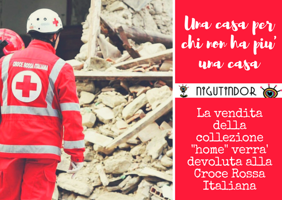 La vendita della collezione -home-verra' devoluto alla Croce Rossa Italiana